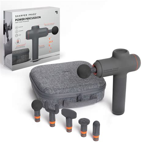 power percussion deep tissue massager|deep tissue massager sharper image.